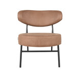 Berghuis Fauteuil Zack - Cognac - Micro Suede Berghuis Fauteuil Zack - Cognac - Micro Suede
