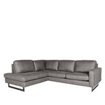 Berghuis Hoekbank Arezzo - Grijs - Microfiber - Ottomane + 2,5-Zits Berghuis Hoekbank Arezzo - Grijs - Microfiber - Ottomane + 2,5-Zits