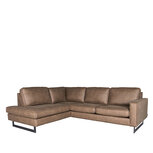 Berghuis Hoekbank Arezzo - Taupe - Microfiber - Ottomane + 2,5-Zits Berghuis Hoekbank Arezzo - Taupe - Microfiber - Ottomane + 2,5-Zits