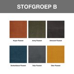 Berghuis Hoekbank Arezzo - Taupe - Leder - Ottomane + 2,5-Zits Berghuis Hoekbank Arezzo - Taupe - Leder - Ottomane + 2,5-Zits