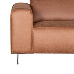 Berghuis Hoekbank Modena - Cognac - Microfiber - 2,5-Zits + Ottomane Berghuis Hoekbank Modena - Cognac - Microfiber - 2,5-Zits + Ottomane