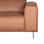 Berghuis Hoekbank Modena - Cognac - Leder - Ottomane + 2,5-Zits Berghuis Hoekbank Modena - Cognac - Leder - Ottomane + 2,5-Zits