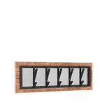 Berghuis Kapstok Crude - Zwart - Mangohout - L Berghuis Kapstok Crude - Zwart - Mangohout - L