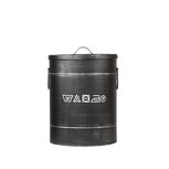 Berghuis Opbergblik Wasmand - Zwart - Metaal - M Berghuis Opbergblik Wasmand - Zwart - Metaal - M