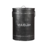 Berghuis Opbergblik Wasmand - Zwart - Metaal - L Berghuis Opbergblik Wasmand - Zwart - Metaal - L