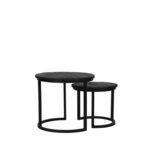 Berghuis Salontafel Duo - Zwart - Mangohout Berghuis Salontafel Duo - Zwart - Mangohout