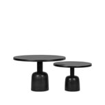 Berghuis Salontafel Set Wink - Zwart - Metaal Berghuis Salontafel Set Wink - Zwart - Metaal