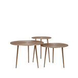 Berghuis Salontafel Set Nobby - Antiek goud - Metaal - 60 cm Berghuis Salontafel Set Nobby - Antiek goud - Metaal - 60 cm