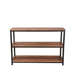 Berghuis Sidetable Vintage - Rough - Mangohout - 110x35 cm Berghuis Sidetable Vintage - Rough - Mangohout - 110x35 cm