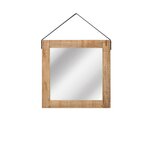 Berghuis Spiegel - Naturel - Mangohout - 60x60 cm Berghuis Spiegel - Naturel - Mangohout - 60x60 cm
