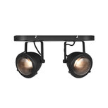 Berghuis Spot Moto led - Zwart - Metaal - 2 Lichts Berghuis Spot Moto led - Zwart - Metaal - 2 Lichts