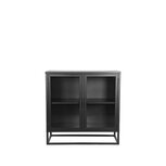 Berghuis Vitrinekast Level - Zwart - Metaal - 85x40x85 cm Berghuis Vitrinekast Level - Zwart - Metaal - 85x40x85 cm
