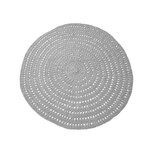 Berghuis Vloerkleden Knitted - Grijs - Katoen - 150x150 cm Berghuis Vloerkleden Knitted - Grijs - Katoen - 150x150 cm