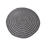 Berghuis Vloerkleden Knitted - Antraciet - Katoen - 150x150 cm Berghuis Vloerkleden Knitted - Antraciet - Katoen - 150x150 cm
