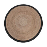 Berghuis Vloerkleden Jute - Zwart - Jute - 180x180 cm Berghuis Vloerkleden Jute - Zwart - Jute - 180x180 cm