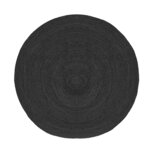 Berghuis Vloerkleden Jute - Zwart - Jute - 180 Berghuis Vloerkleden Jute - Zwart - Jute - 180