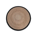 Berghuis Vloerkleden Jute - Zwart - Jute - 120 cm Berghuis Vloerkleden Jute - Zwart - Jute - 120 cm
