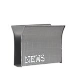 Berghuis Wanddecoratie Magazinehouder - Antiek grijs - Metaal Berghuis Wanddecoratie Magazinehouder - Antiek grijs - Metaal
