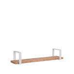 Berghuis Wanddecoratie Slam Wandplank - Wit - Mangohout - XL Berghuis Wanddecoratie Slam Wandplank - Wit - Mangohout - XL
