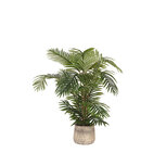 Berghuis Artificial Plants Areca Palm - Groen - Kunststof - 110 Berghuis Artificial Plants Areca Palm - Groen - Kunststof - 110