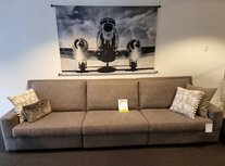 Bank Jackson 332 cm. taupe VERKOCHT Bank Jackson 332 cm. taupe VERKOCHT